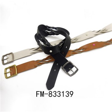 Leather Braided Belt